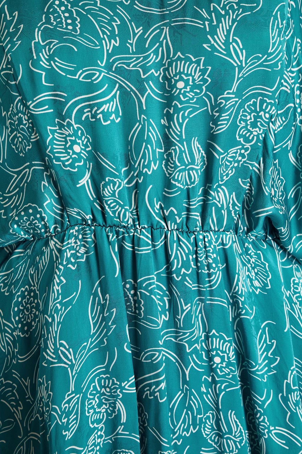 AMERICAN VINTAGE Gitaka printed floral-jacquard mini dress