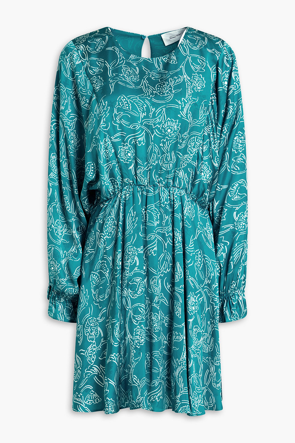 printed dresses for women Watercolor Print Relaxed Short Sleeve Dress Jolie Vaughan Boutique