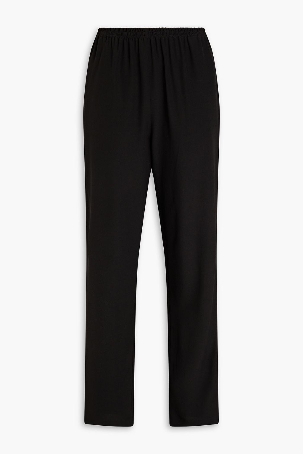 Black Silk-crepe tapered pants | ESKANDAR | THE OUTNET