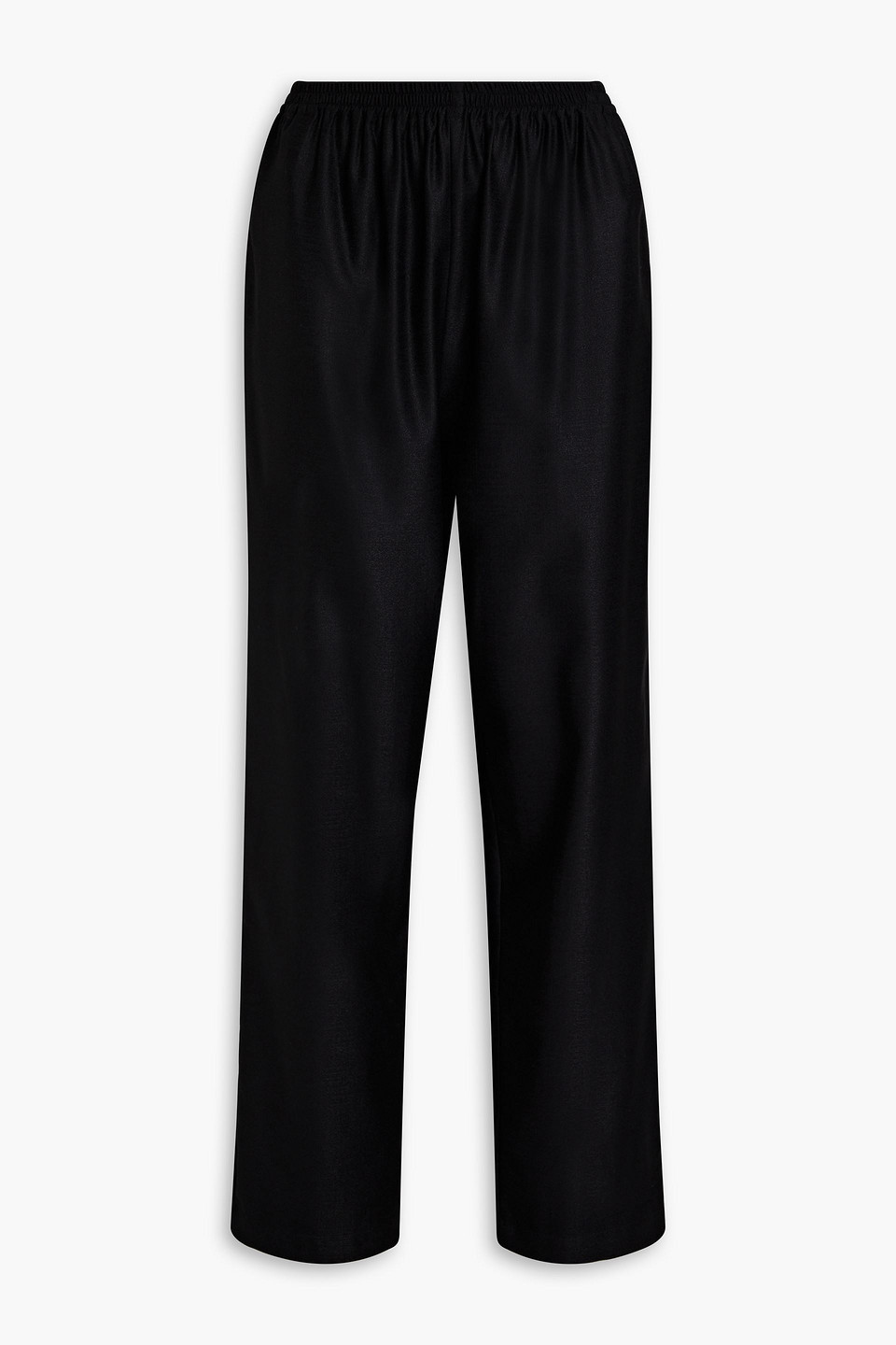 Eskandar Wool and silk-blend tapered pants