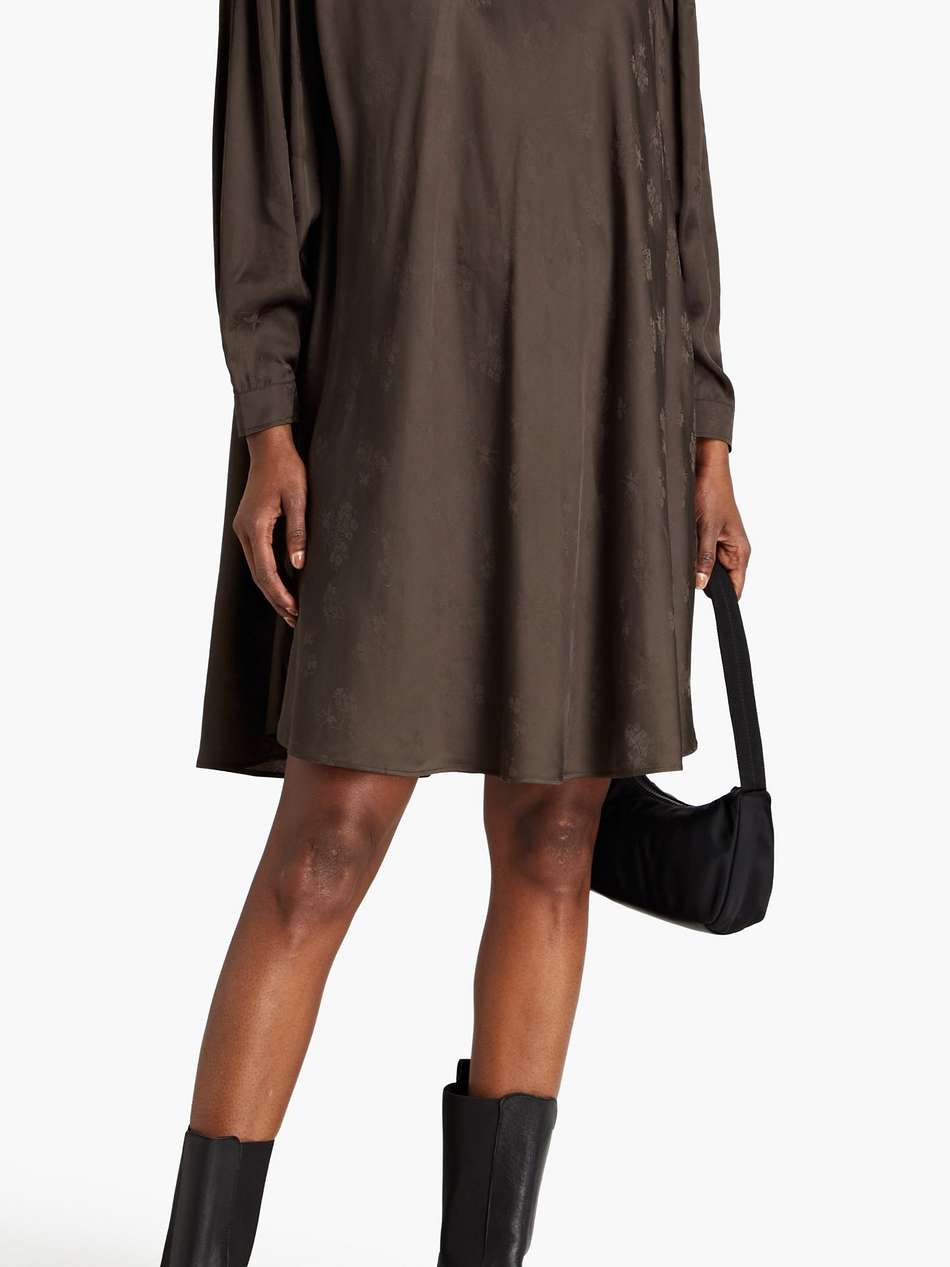 gita floral-jacquard dress
