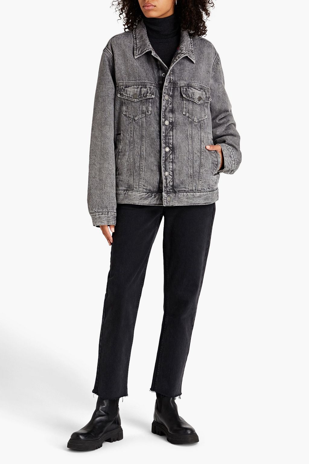 Tizanie faded denim jacket