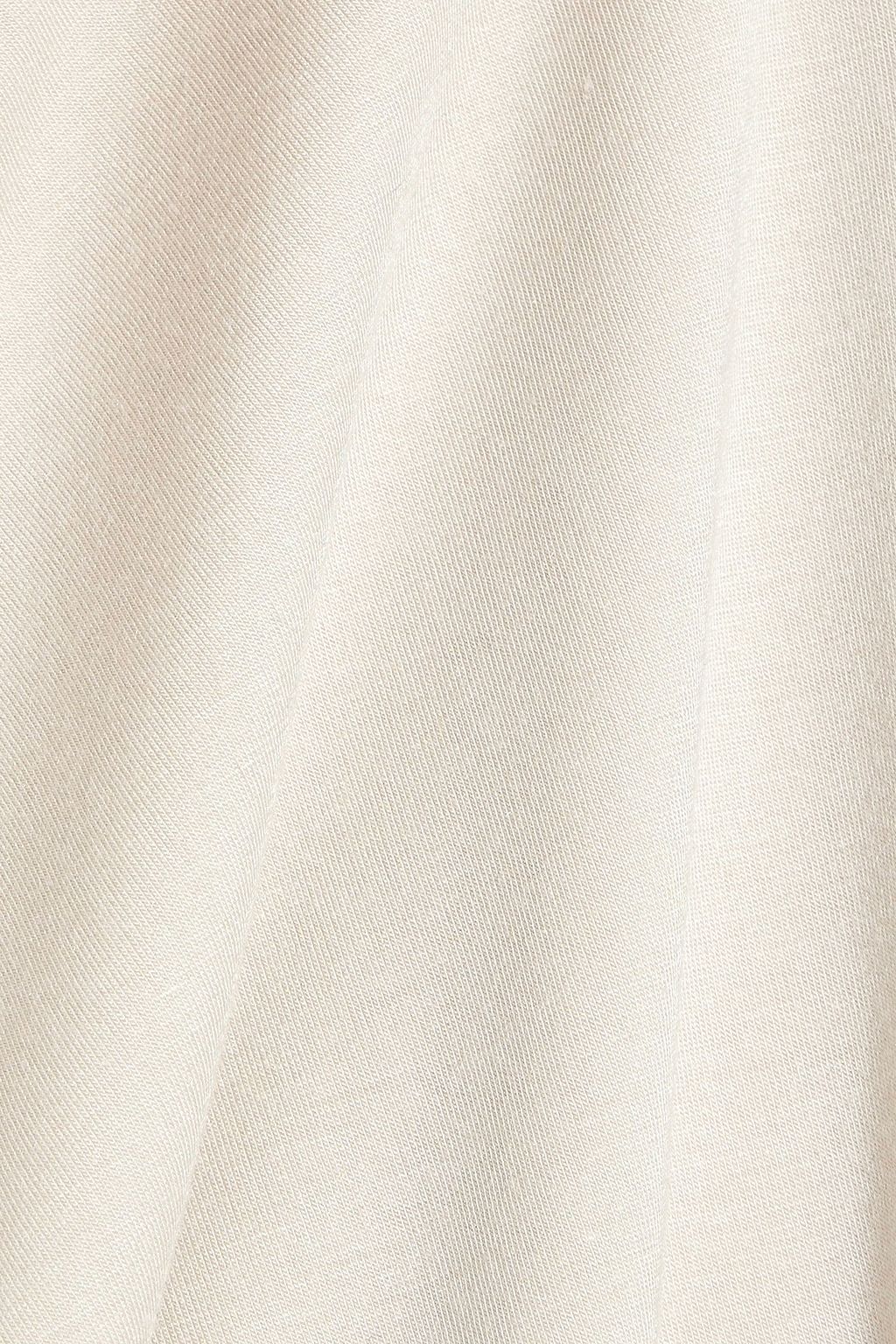THE LINE BY K Aisling one-shoulder cutout stretch-Micro Modal jersey bodysuit