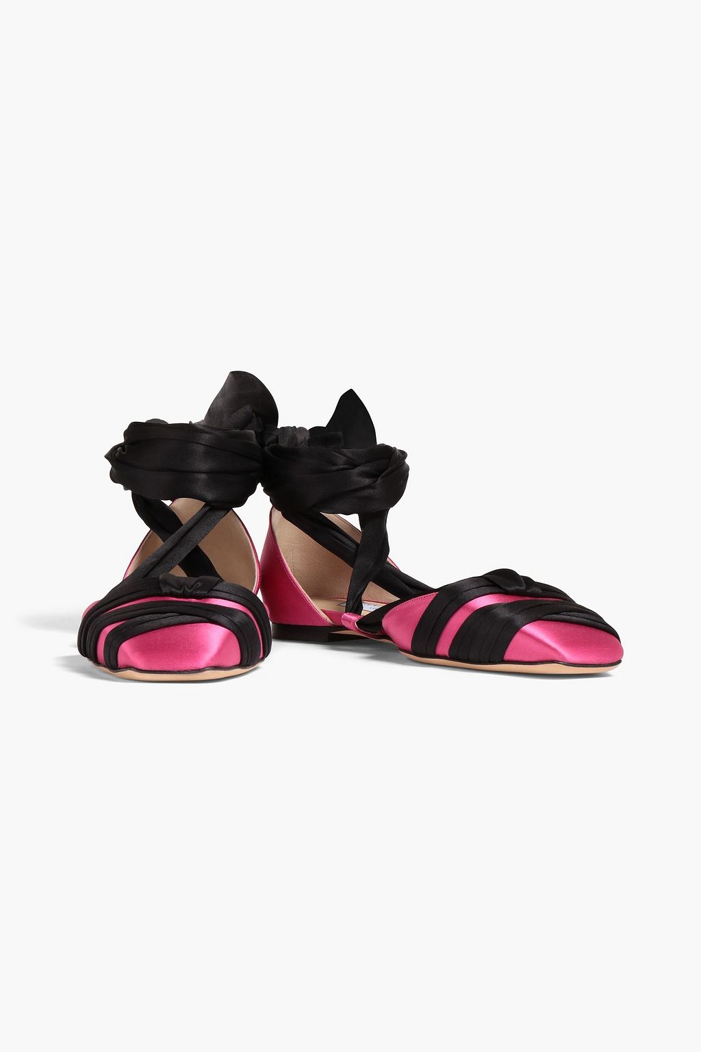 JIMMY CHOO Ballerinas aus Baumwollsatin