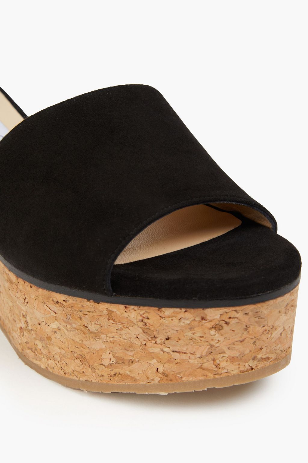 JIMMY CHOO Deedee suede platform mules