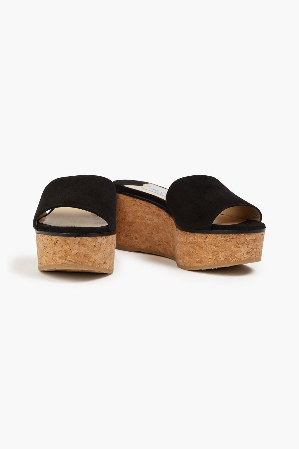 JIMMY CHOO Deedee suede platform mules
