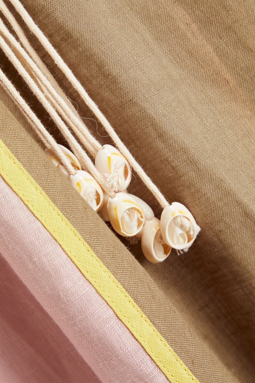 ZIMMERMANN Paneled linen maxi dress