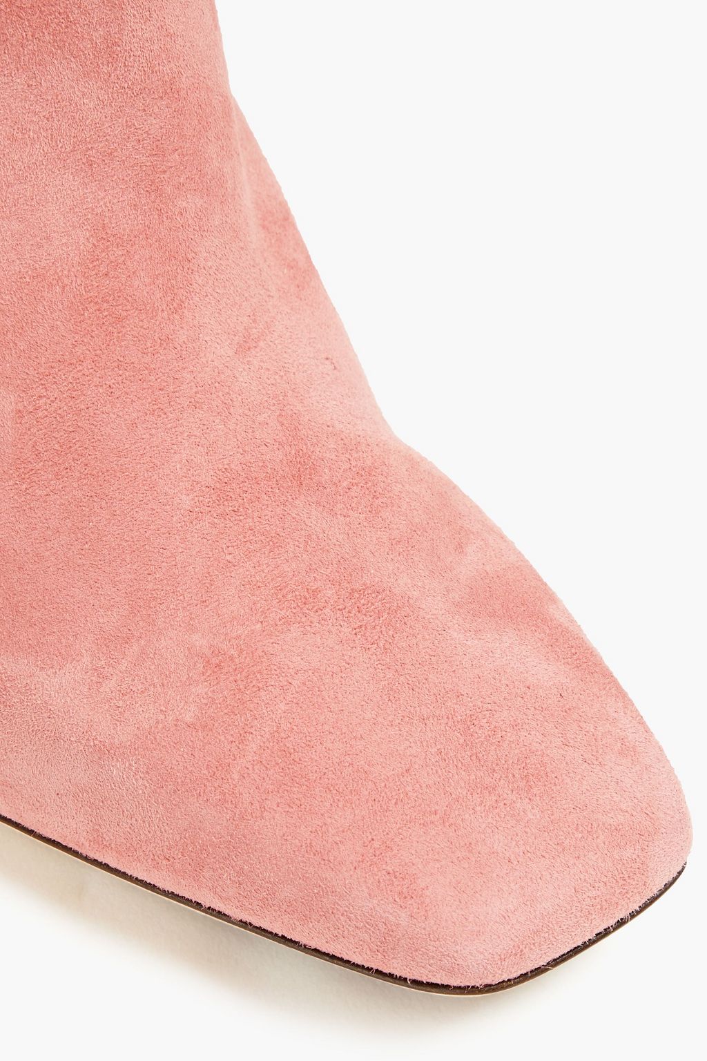 JIMMY CHOO حذاء بوت بطول الكاحل من الجلد السويدي