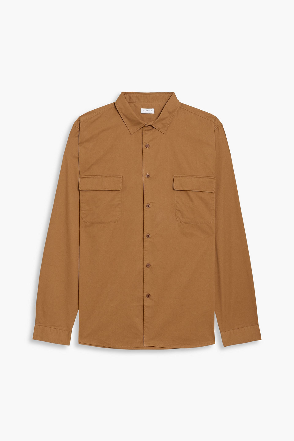 Sunspel Cotton-twill shirt