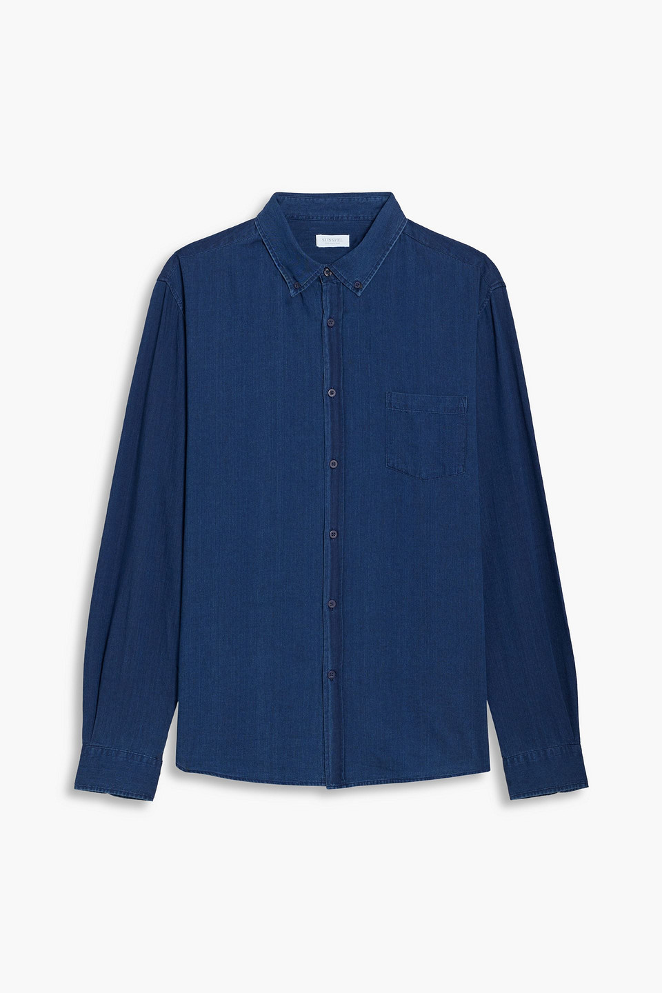 Sunspel Cotton-chambray shirt