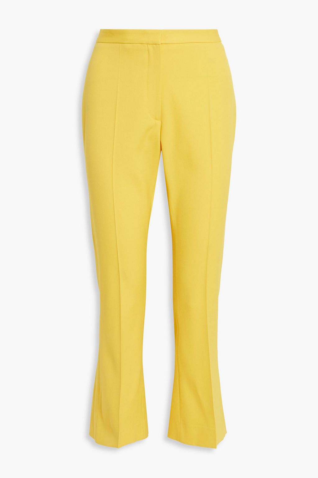 OSCAR DE LA RENTA Woolblend twill bootcut pants THE