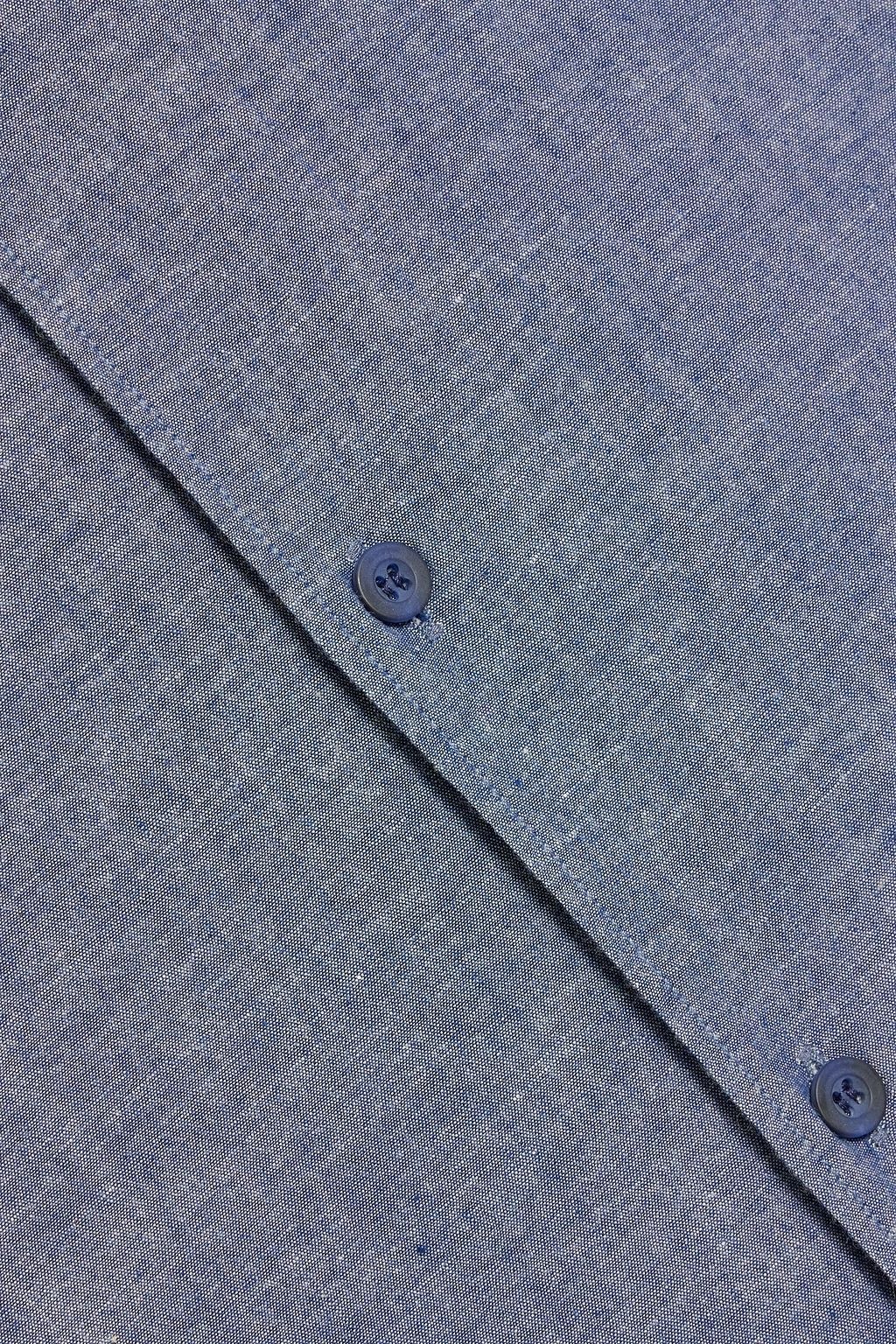 SUNSPEL Cotton-chambray shirt
