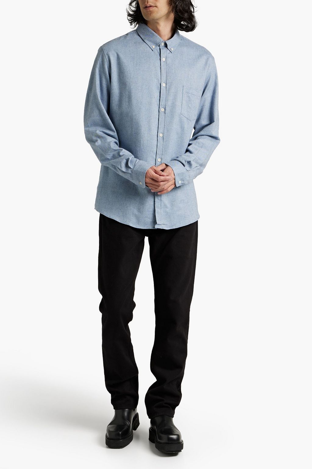 SUNSPEL Cotton-twill shirt