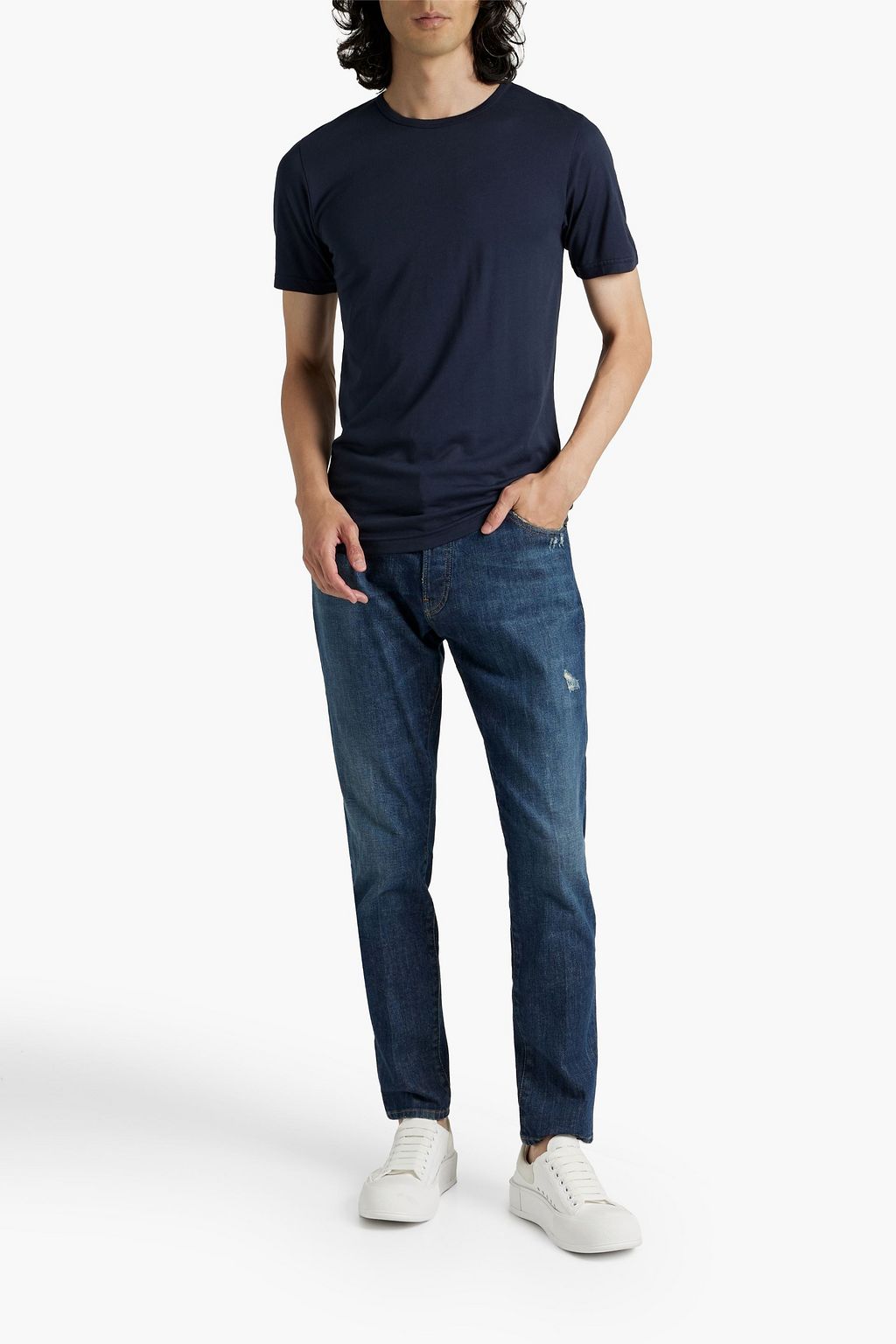 SUNSPEL Cotton and modal-blend jersey T-shirt