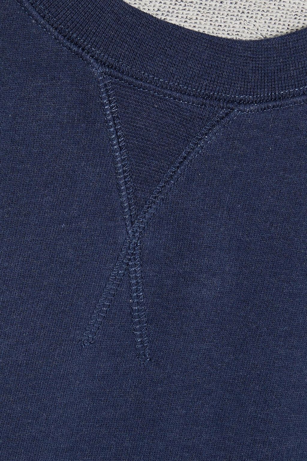 SUNSPEL Mélange French cotton-terry sweatshirt