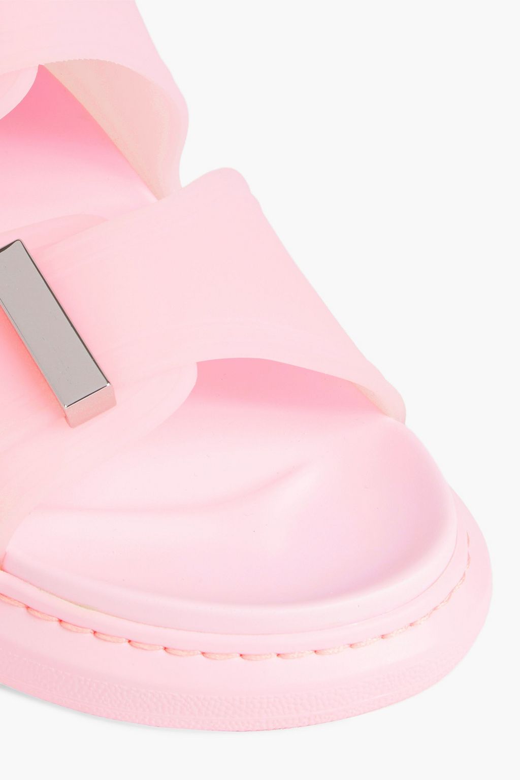 MCQUEEN Buckled rubber sandals