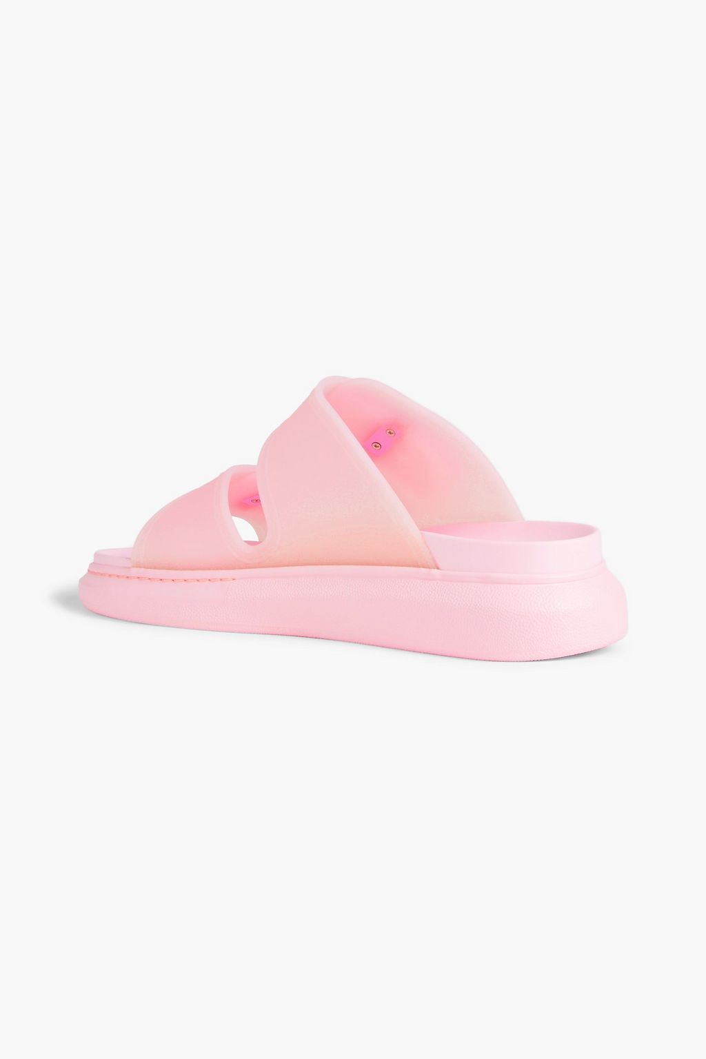 MCQUEEN Buckled rubber sandals