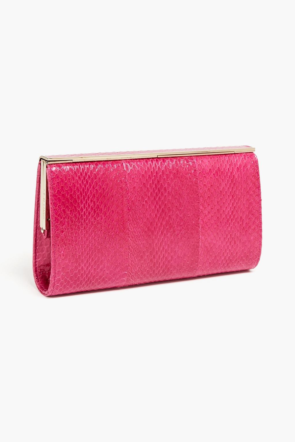 JIMMY CHOO Elaphe box clutch