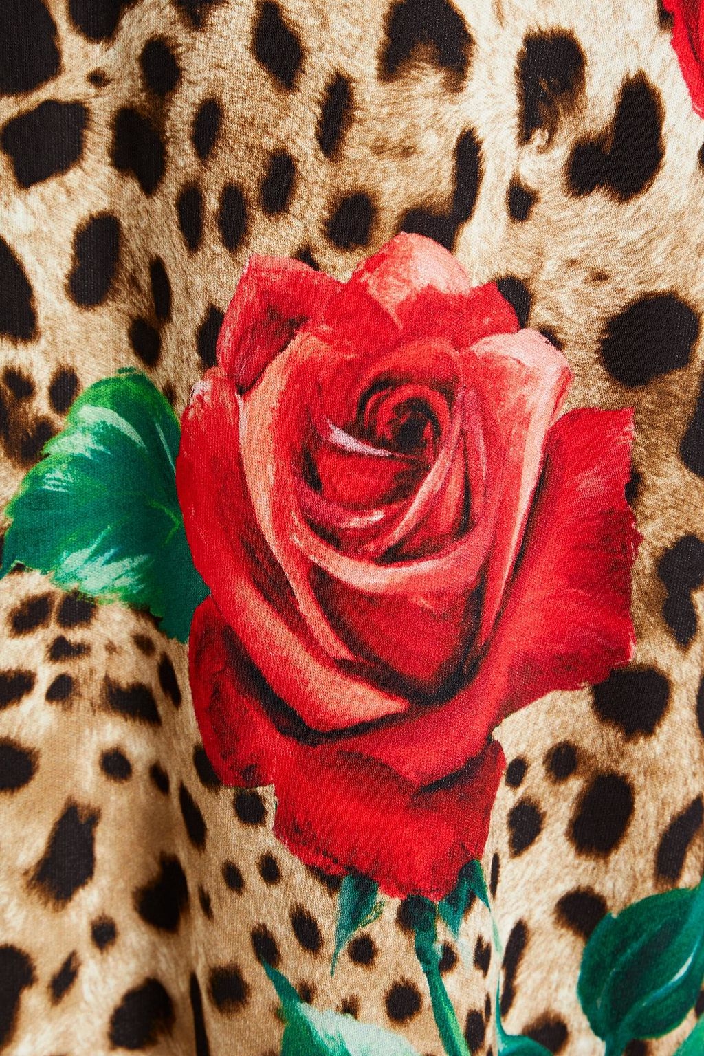 DOLCE & GABBANA クレープ キュロット プリント入り