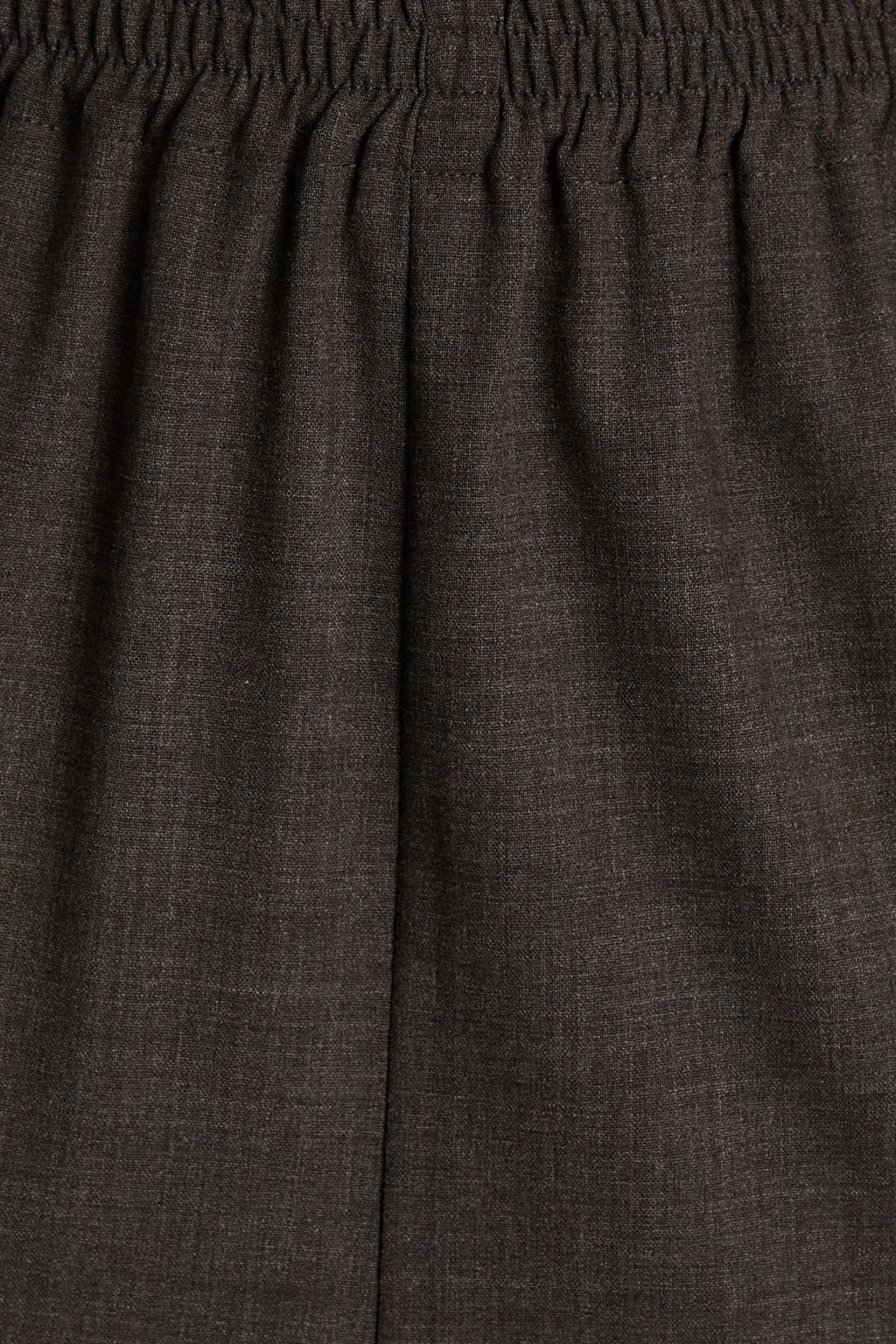 ESKANDAR Stretch-wool tapered pants