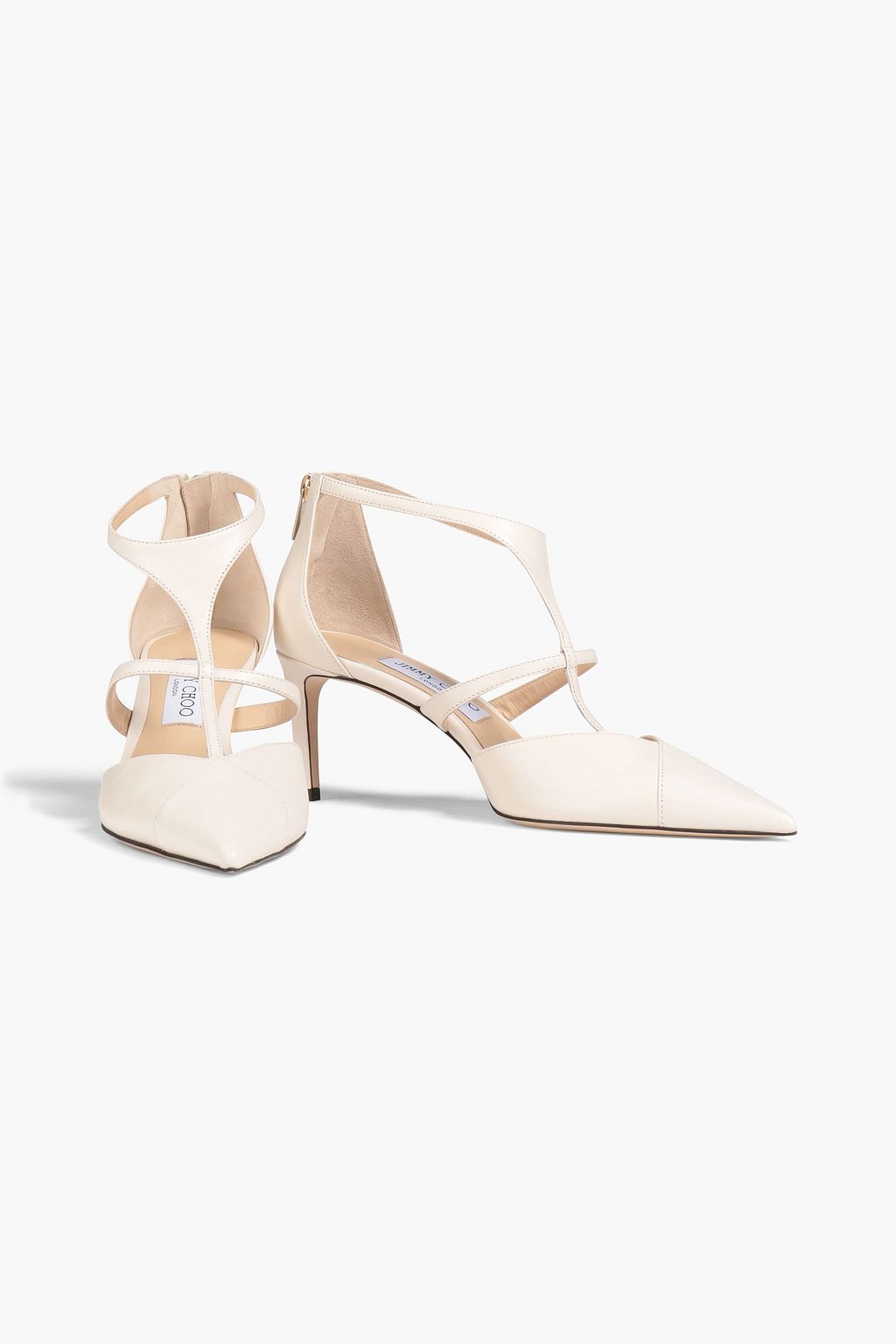 JIMMY CHOO Saoini 65 leather pumps