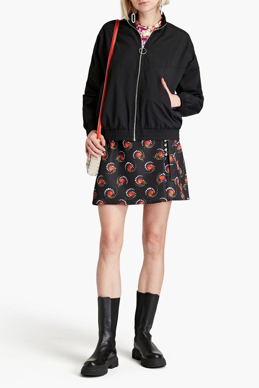 RABANNE Printed shell jacket