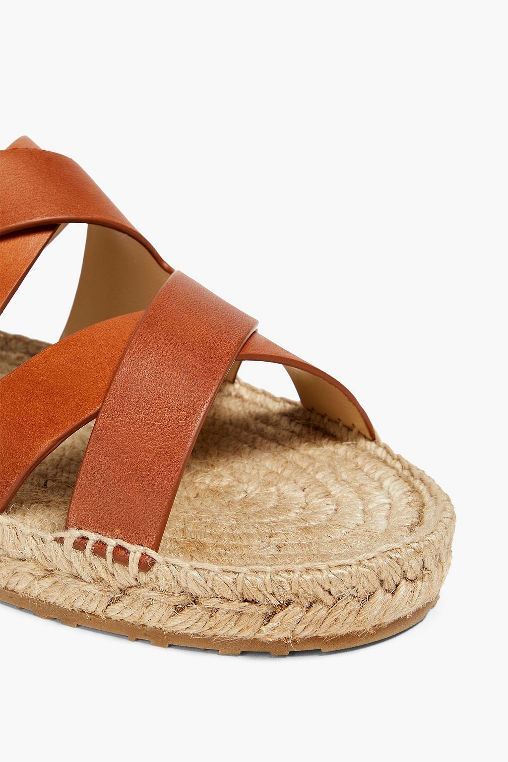 JIMMY CHOO Prisma Espadrille-Pantoletten aus Leder