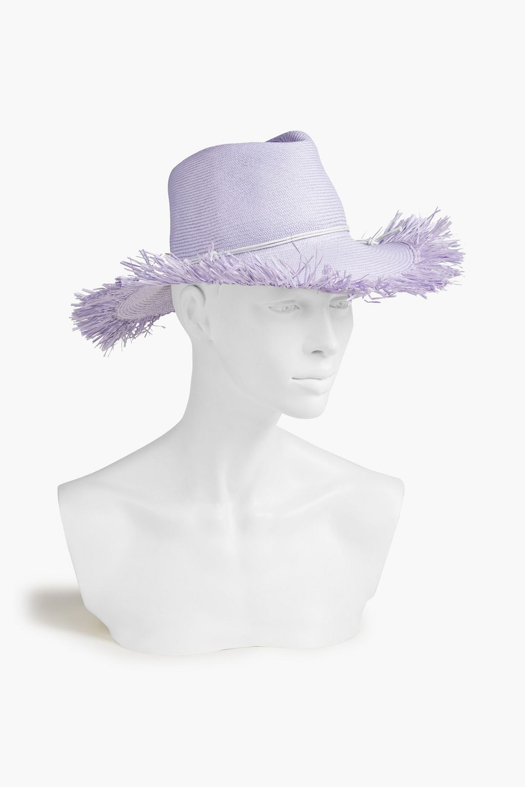 ZIMMERMANN Frayed feather-embellished straw Panama hat