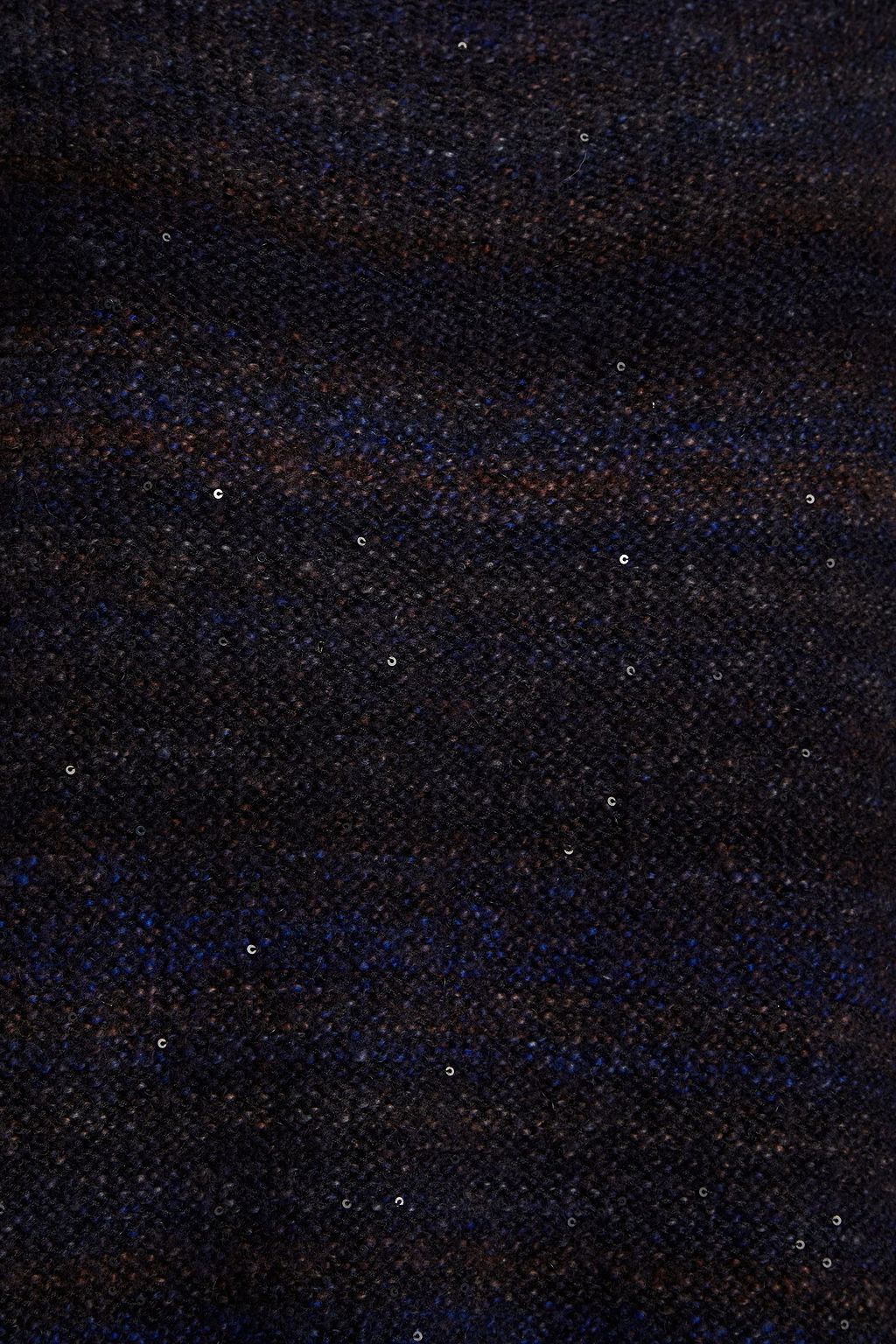 ESKANDAR Embellished striped cashmere and silk-blend sweater