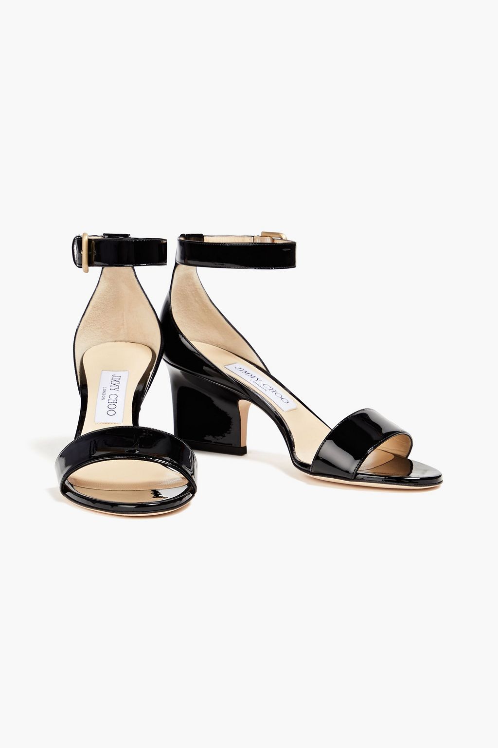 JIMMY CHOO Edina 65 patent-leather sandals