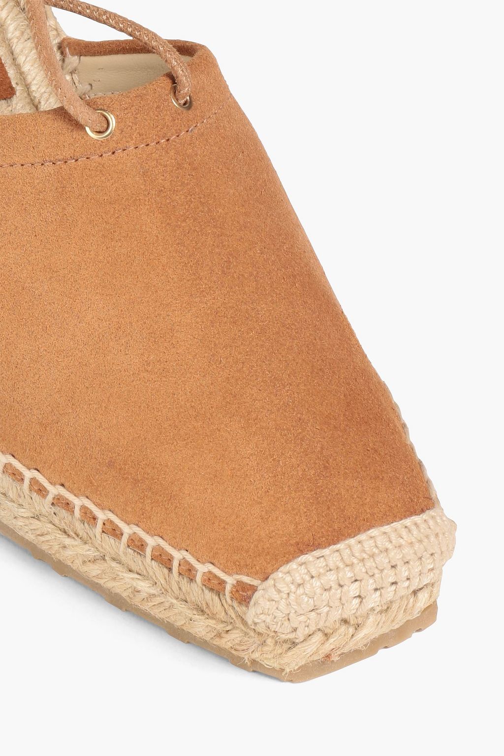 JIMMY CHOO Dulcet 90 Espadrille-Wedges aus Veloursleder