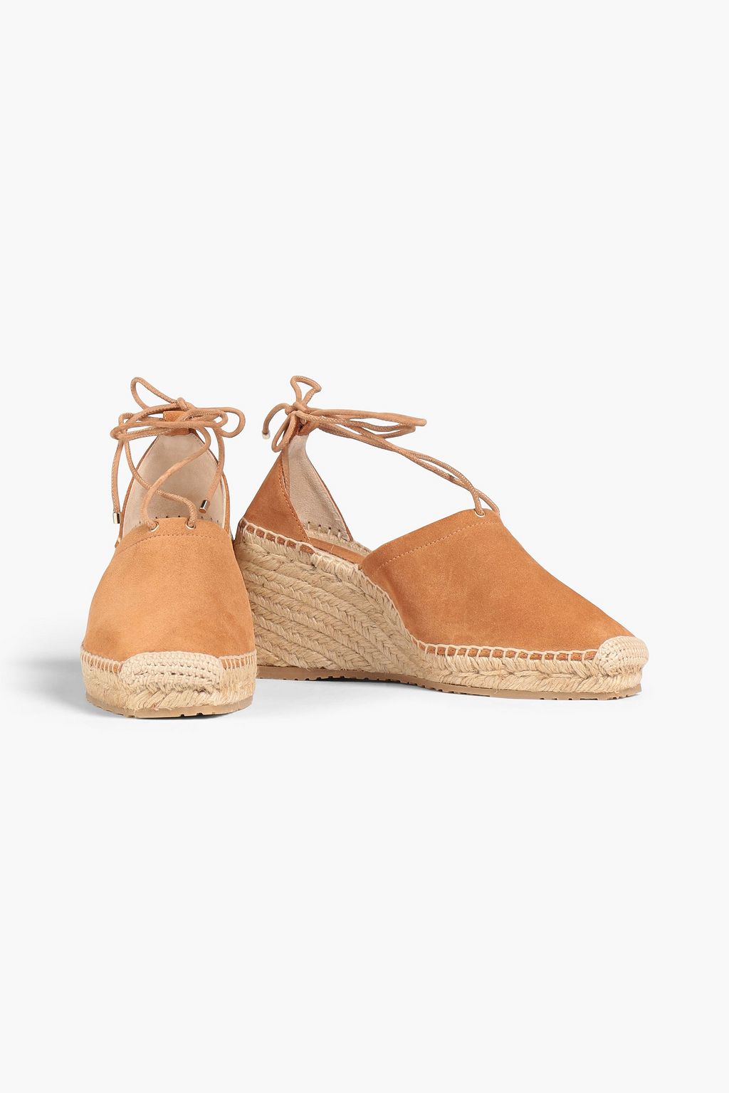JIMMY CHOO Dulcet 90 Espadrille-Wedges aus Veloursleder