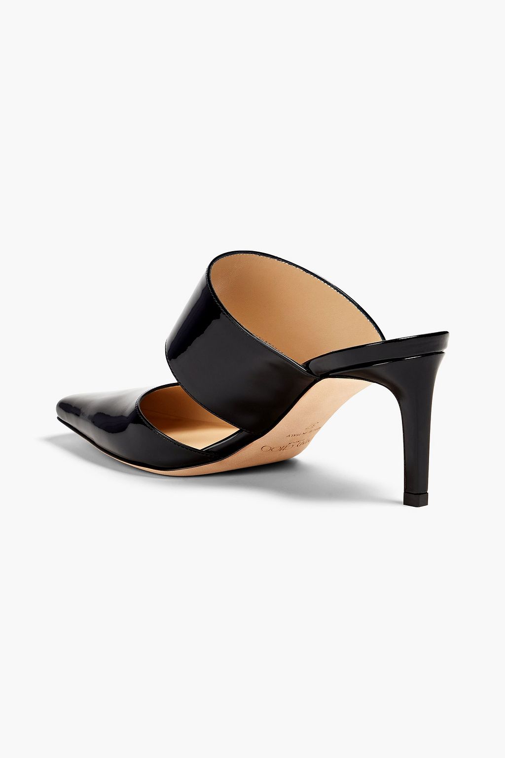 JIMMY CHOO Hawke 65 Mules aus Lackleder