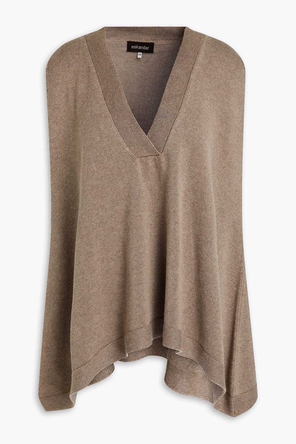 Eskandar Draped silk vest