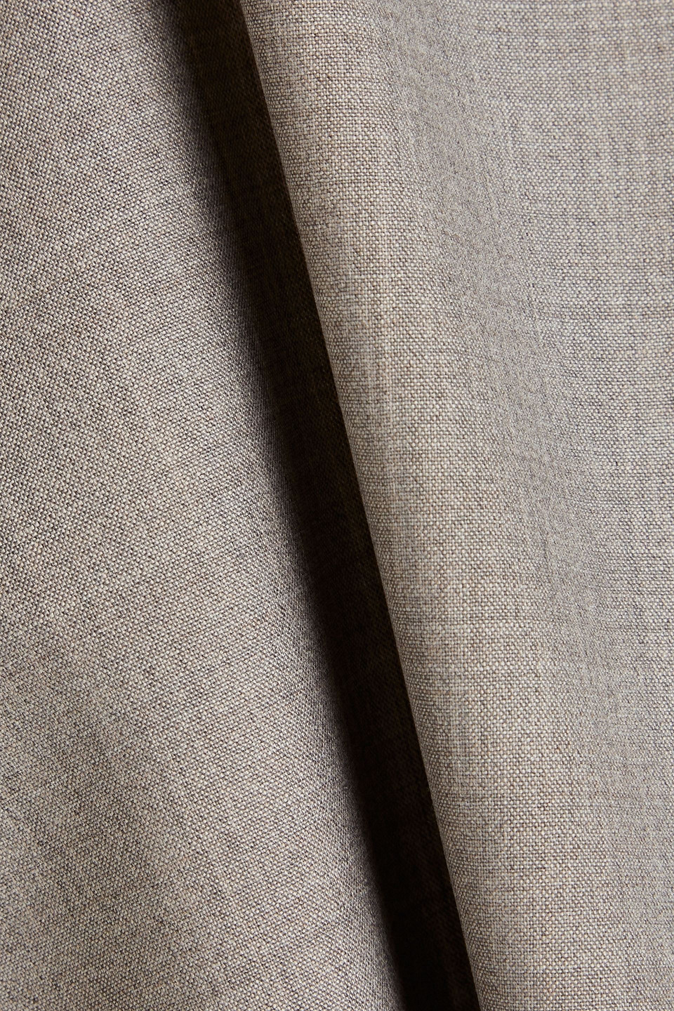 Eskandar Wool And Silk-blend Top In Mushroom
