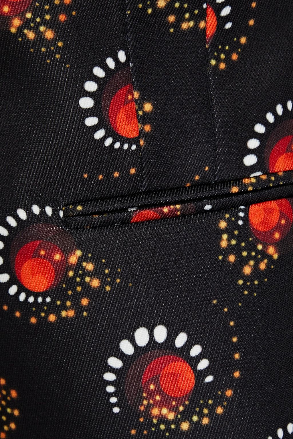 RABANNE Printed twill blazer
