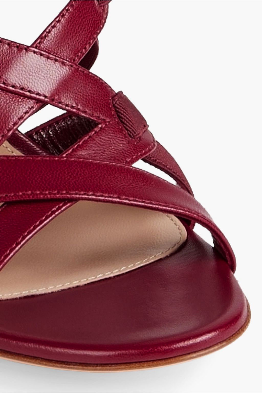 GIANVITO ROSSI Rachel leather sandals