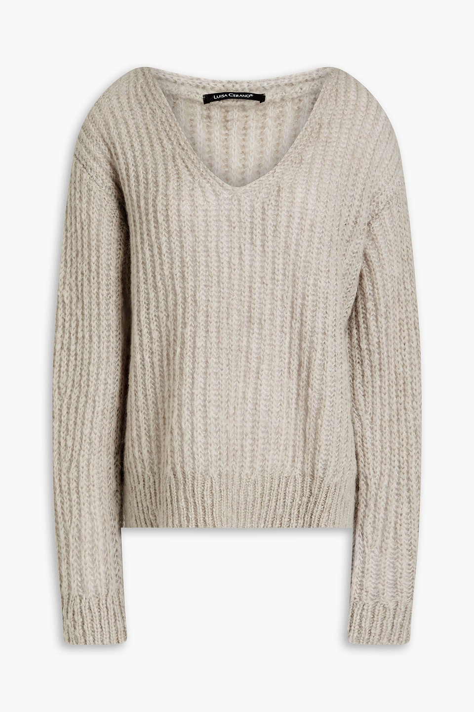 Luisa Cerano Mélange Wool-blend Jumper