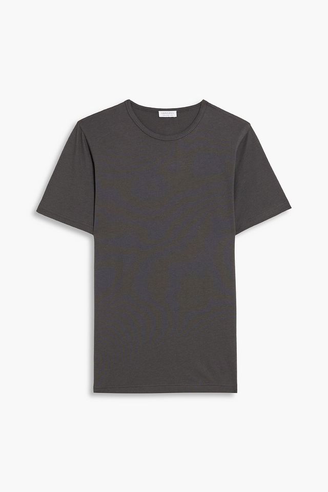 Cotton and modal-blend jersey T-shirt
