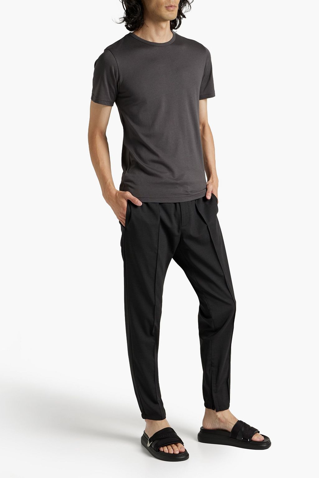 SUNSPEL Cotton and modal-blend jersey T-shirt