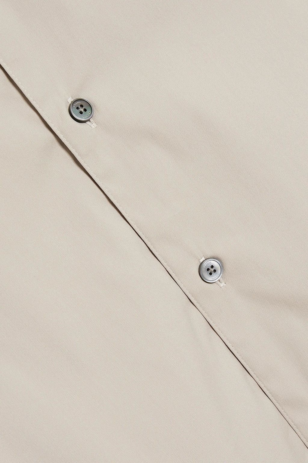 FRAME Cotton-blend poplin shirt