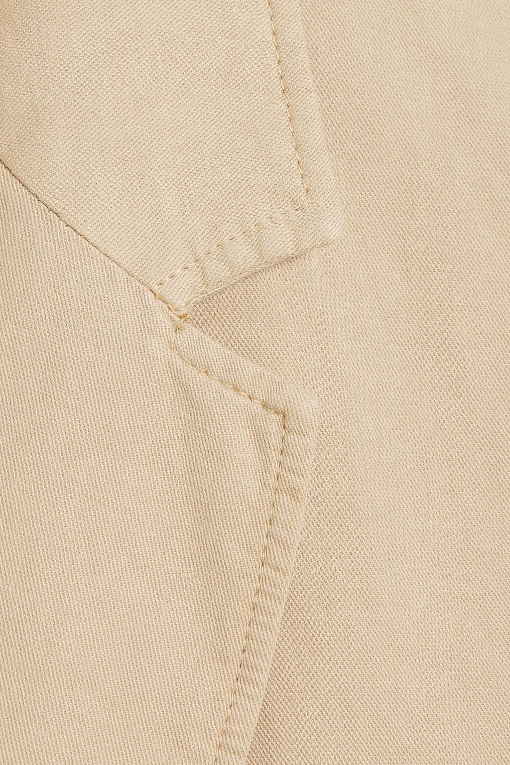 SUNSPEL Cotton and linen-blend twill blazer