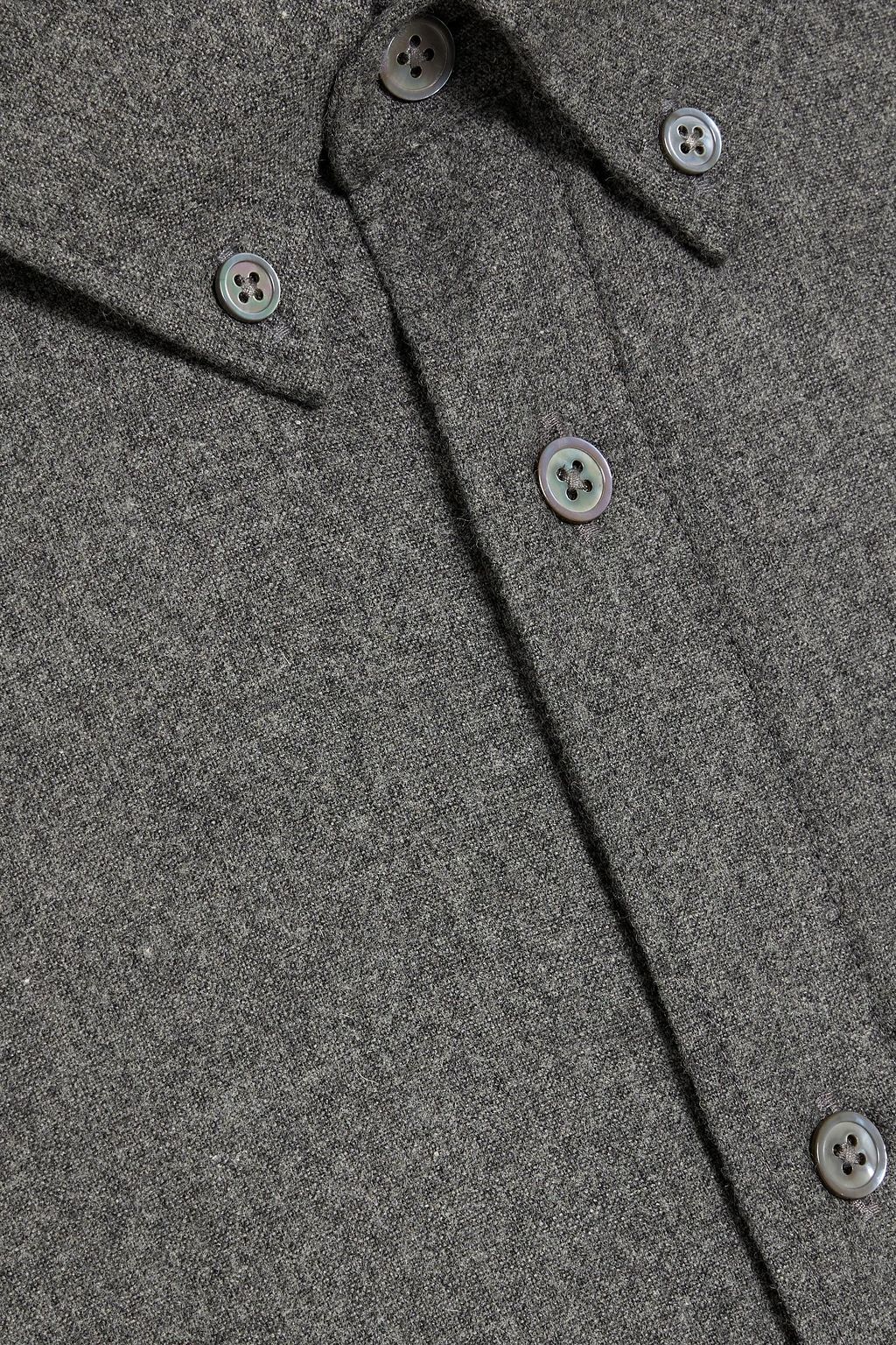 FRAME Mélange flannel shirt
