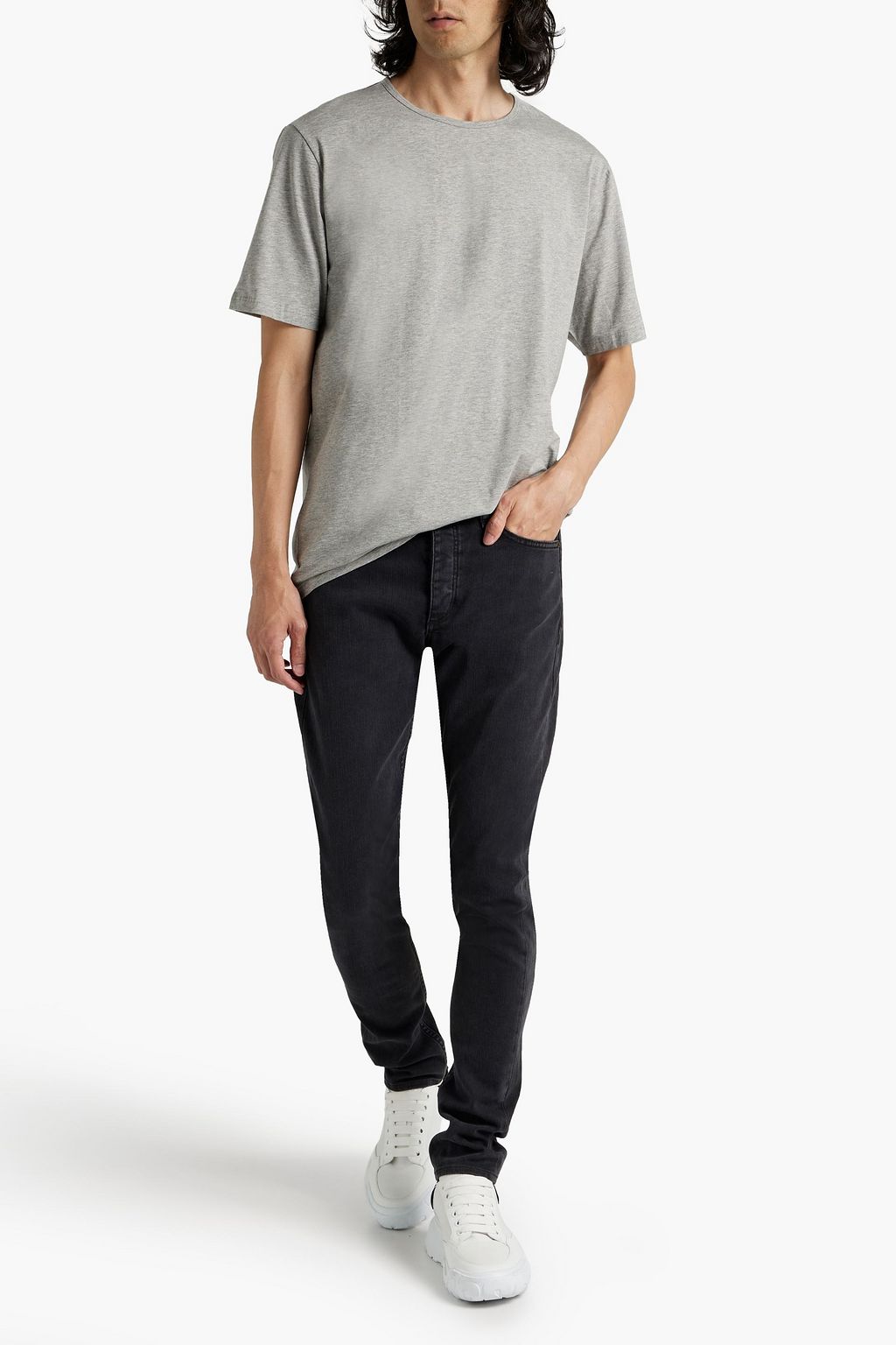 SUNSPEL Mélange stretch-cotton jersey T-shirt
