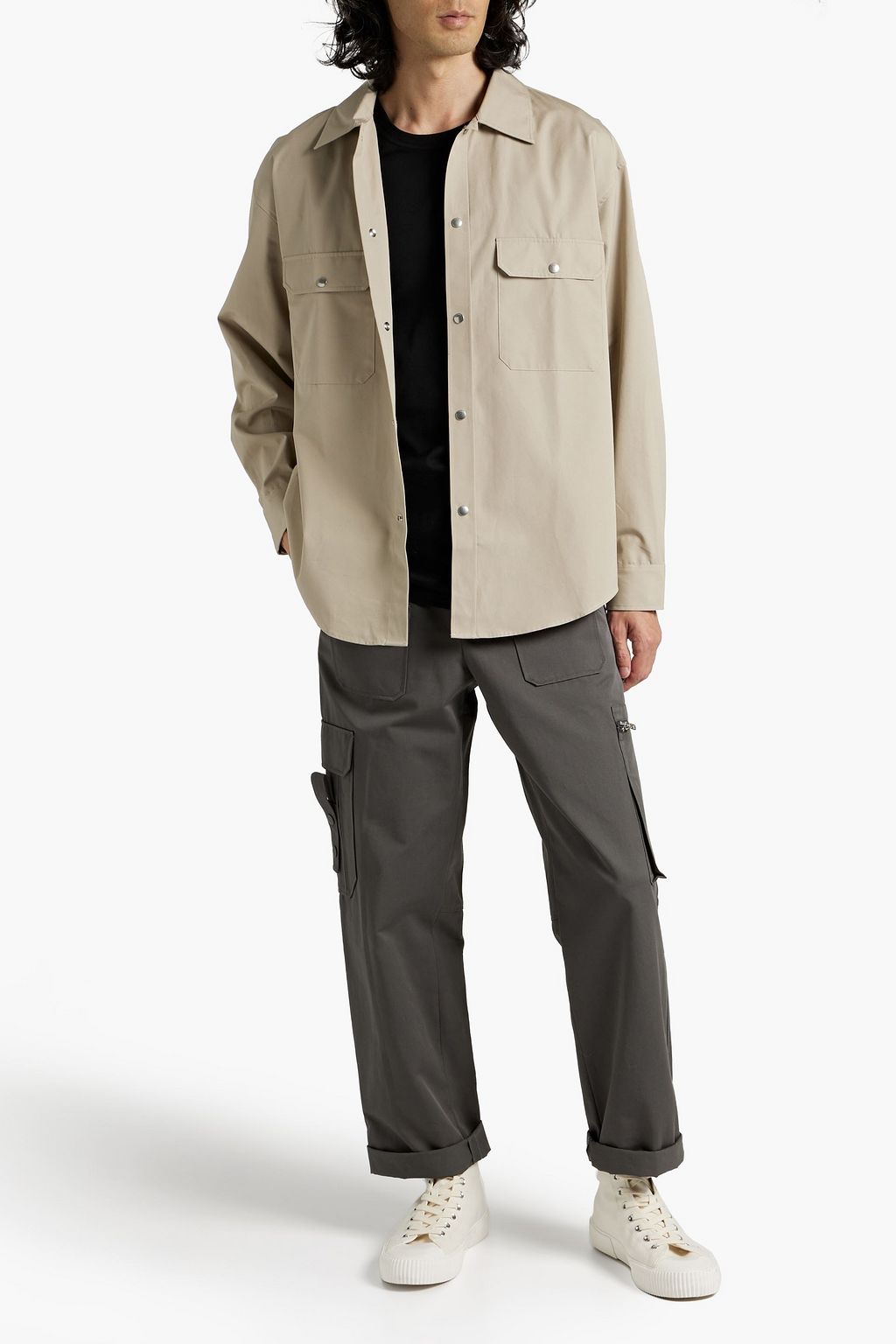 FRAME Cotton-sateen shirt