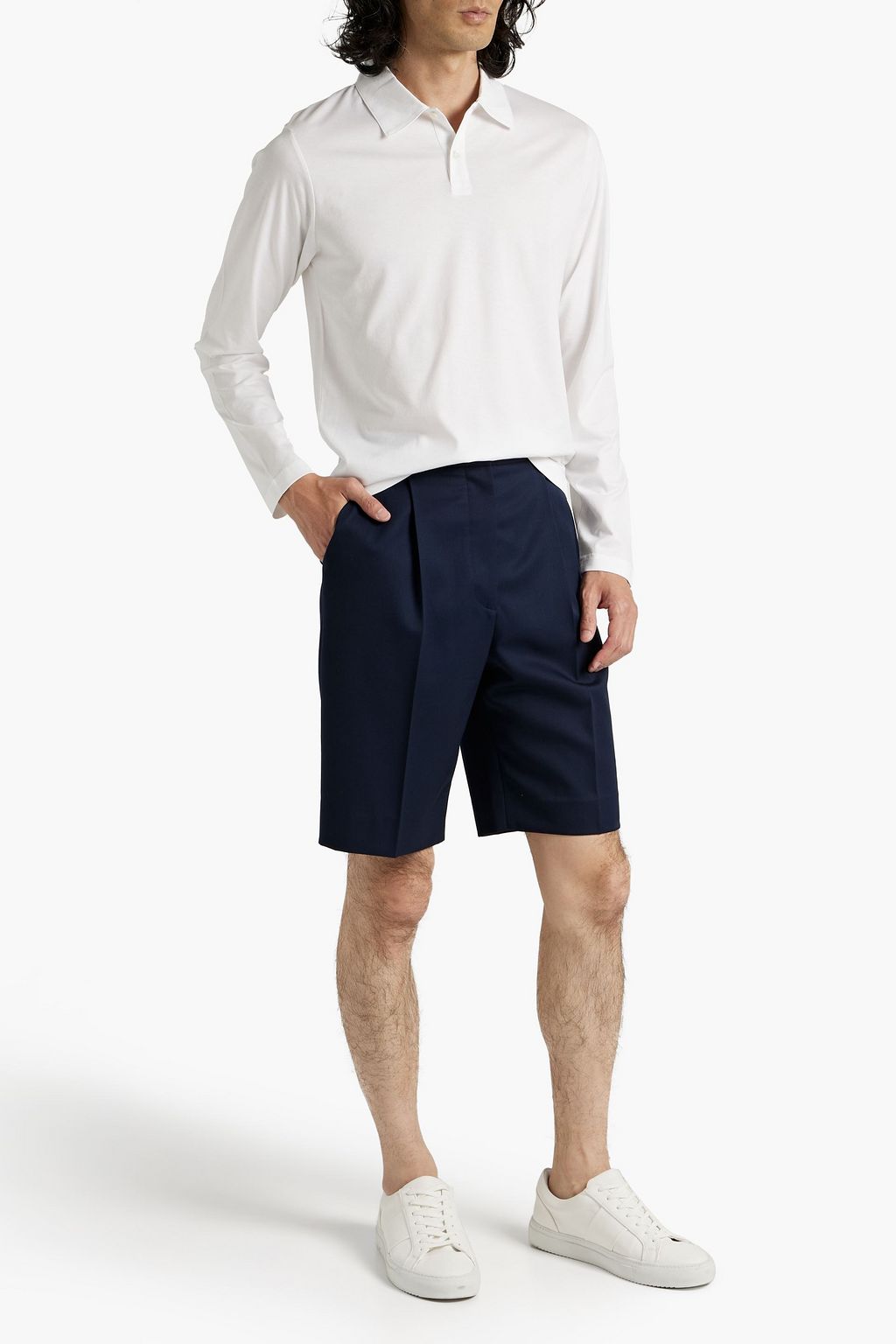 SUNSPEL Cotton-jersey polo shirt