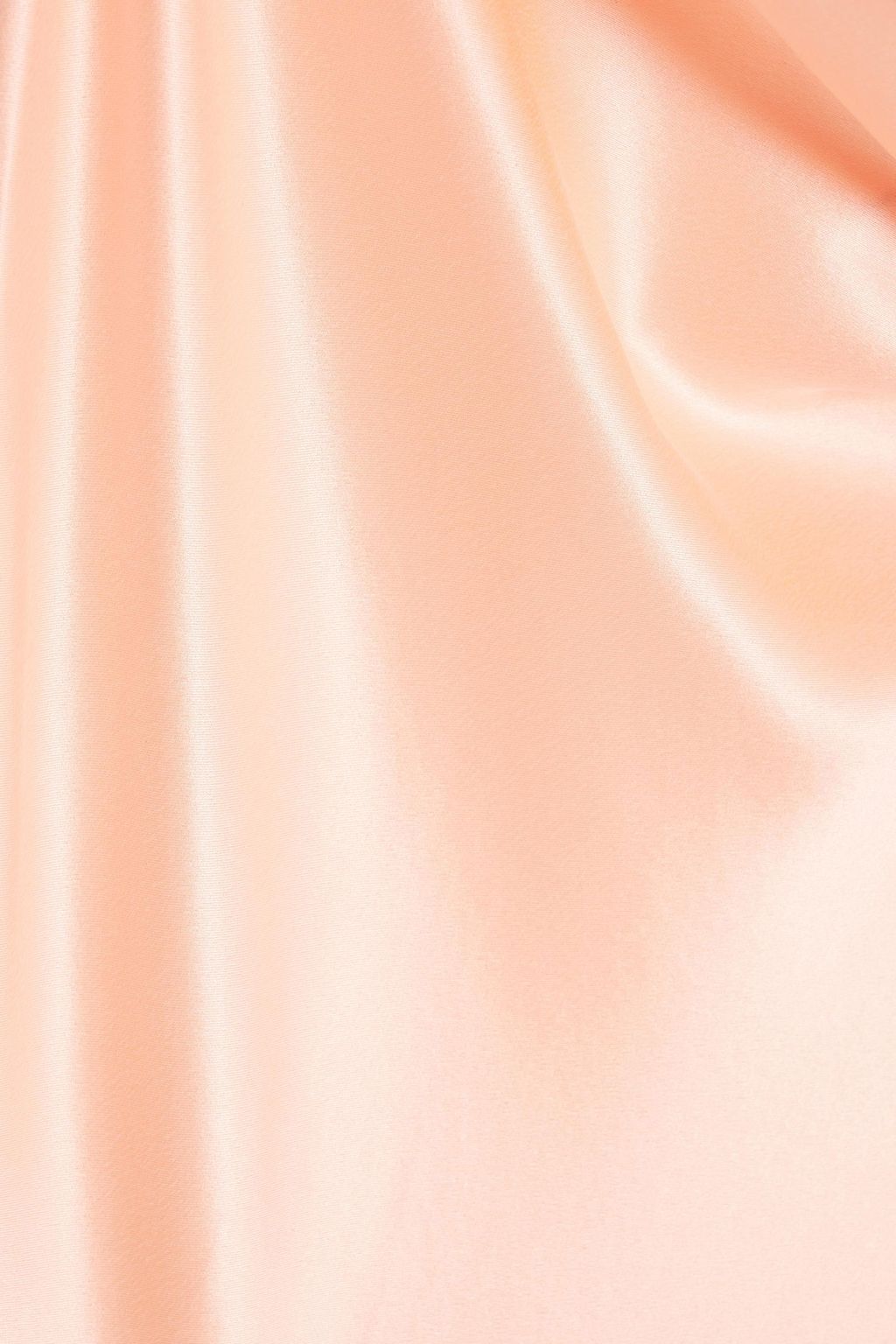 ROKSANDA 드레이프 장식 투톤 실크 새틴 슬립 드레스