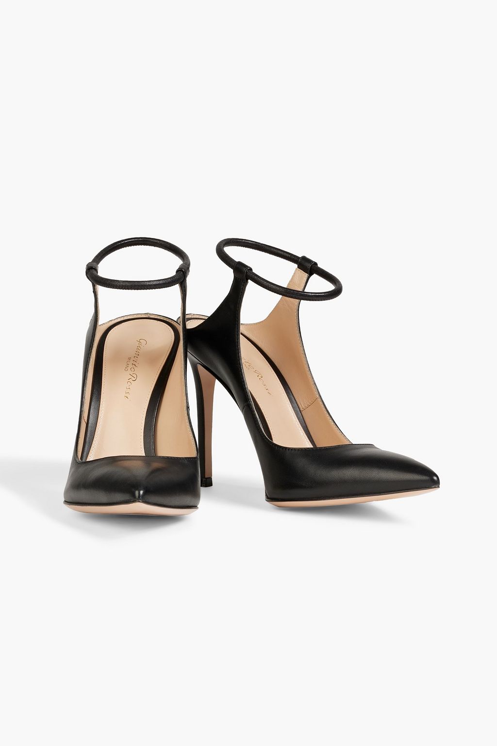 GIANVITO ROSSI Karen leather pumps