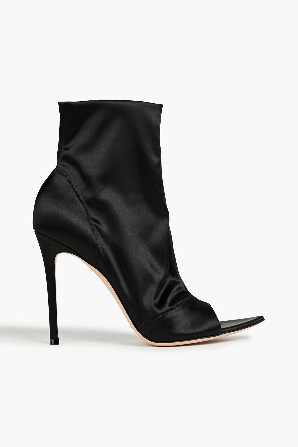 GIANVITO ROSSI Gotham ストレッチサテン アンクルブーツ-