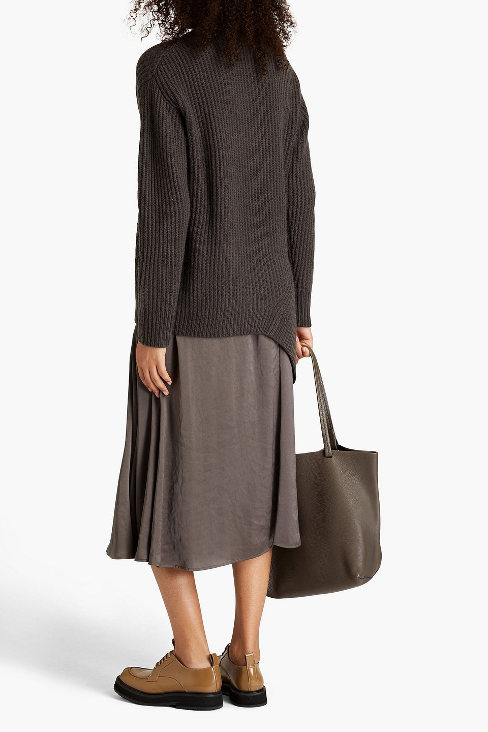 LUISA CERANO ASYMMETRIC WOOL-BLEND SWEATER 3074457345633322208